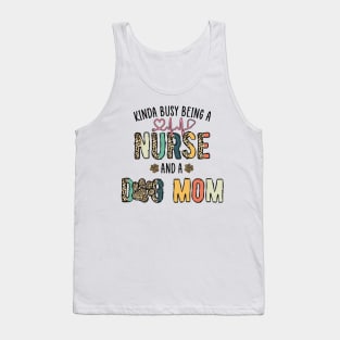 Nurse and Dog Mom Tank Top